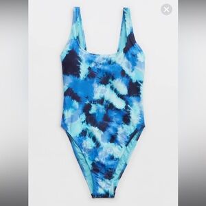 Aerie NWT Babewatch One Piece Swimsuit in Big Sur; Size XS